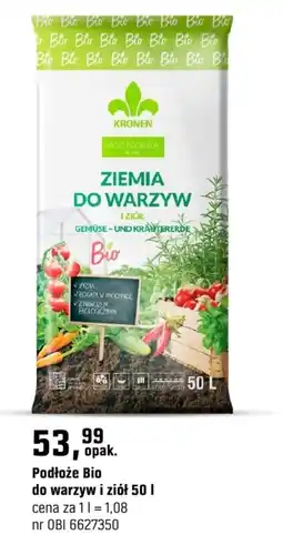 OBI Podłoże Bio do warzyw i ziół oferta