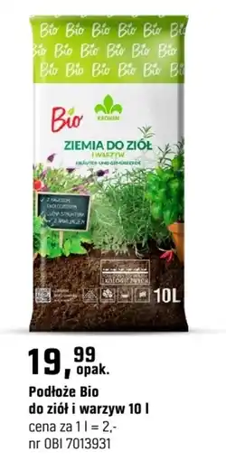 OBI Podłoże Bio do ziół i warzyw oferta