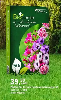 OBI Podłoże Bio do roślin rabatowo-balkonowych oferta