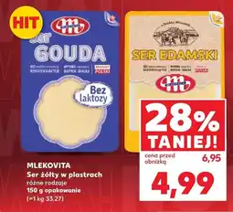 Kaufland MLEKOVITA Ser żółty w plastrach oferta