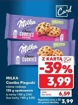 Kaufland MILKA Ciastka Pieguski oferta