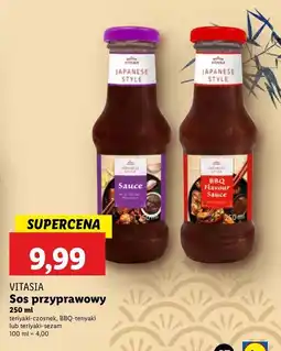 Lidl Sos teriyaki czosnkek Vitasia oferta