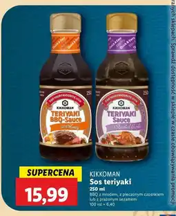 Lidl Sos teriyaki bbq honey Kikkoman oferta
