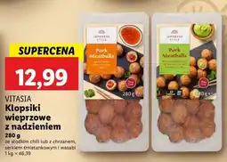 Lidl Klopsiki nadziewane ze słodkim chilli Vitasia oferta