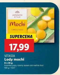 Lidl Lody mochi lime & yuzu Vitasia japan oferta