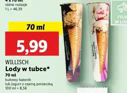 Lidl Lody jogurt z czarną porzeczką Willisch oferta