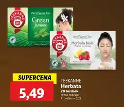 Lidl Herbata green & jasmine Teekanne world special teas oferta