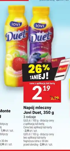 Twój Market Napój mleczny Jovi Duet oferta