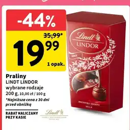 Intermarche Praliny LINDT LINDOR 200g oferta