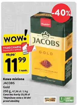 Intermarche Kawa mielona JACOBS Gold 250g oferta
