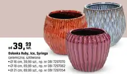 OBI Osłonka Ruby, Ice, Syringa oferta