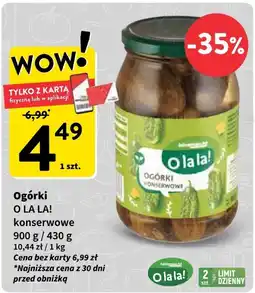 Intermarche Ogórki O LA LA! konserwowe 900g oferta