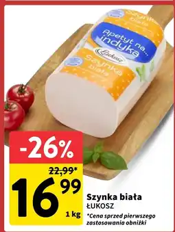 Intermarche Szynka biała Łukosz 1kg oferta