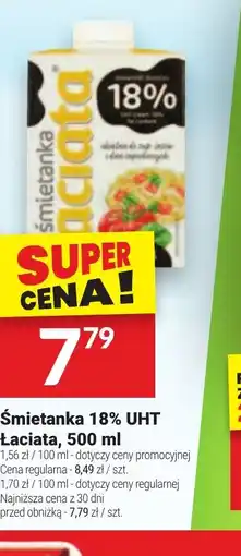 Twój Market Smietanka 18% UHT Laciata oferta
