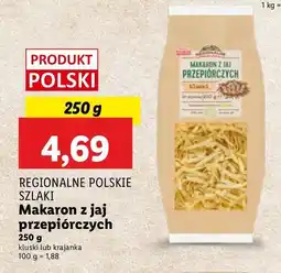 Lidl Makaron kluski z jaj przepiórczych REGIONALNE SZLAKI oferta