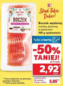 Kaufland Boczek wędzony oferta