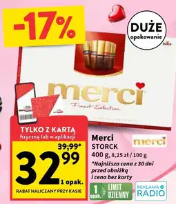 Intermarche Czekoladki Merci 400g STORCK oferta