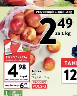 Intermarche Jabłka folia 2 kg Intermarche oferta