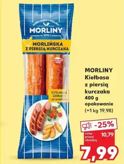 Kaufland MORLINY Kiełbasa z piersią kurczaka oferta