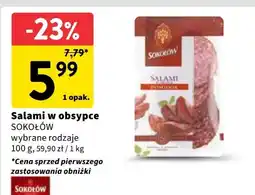 Intermarche Salami w obsypce SOKOŁÓW oferta