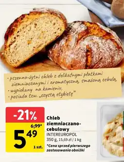 Intermarche Chleb ziemniaczano-cebulowy Intereuropol 350g oferta