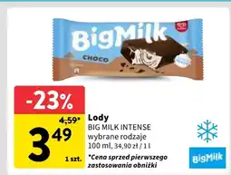 Intermarche Lody Big Milk Intense 100ml oferta