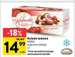 Intermarche Rolada lodowa Koral 1l oferta