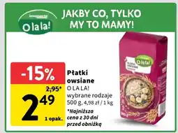 Intermarche Płatki owsiane O La La! 500g oferta