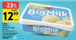 Intermarche Lody Big Milk 0,9-1l oferta