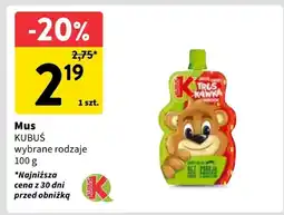 Intermarche Mus KUBUŚ wybrane rodzaje 100g oferta