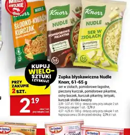 Twój Market Zupka błyskawiczna Nudle Knorr oferta
