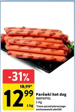 Intermarche Parówki hot dog Indykpol 1 kg oferta