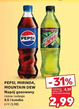 Kaufland PEPSI, MIRINDA, MOUNTAIN DEW Napój gazowany oferta