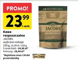 Intermarche Kawa rozpuszczalna Jacobs 150g oferta