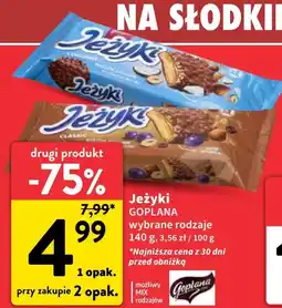 Intermarche Ciastka Jeżyki 140g Goplana oferta