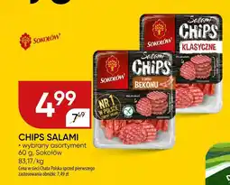 Chata Polska Chips salami wybrany asortyment 60g Sokołów oferta