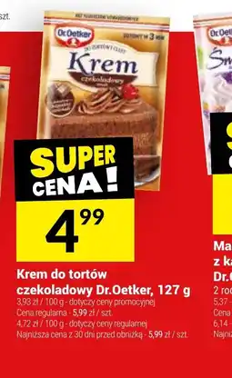 Twój Market Krem do tortów czekoladowy Dr. Oetker oferta