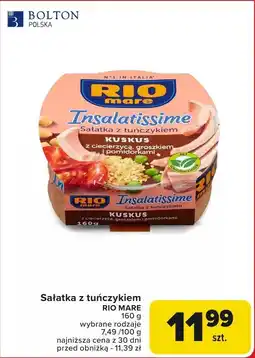 Carrefour Market Sałatka z tuńczykiem RIO MARE oferta