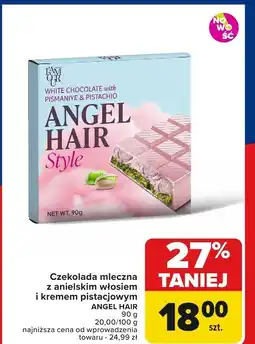 Carrefour Market Czekolada mleczna ANGEL HAIR oferta