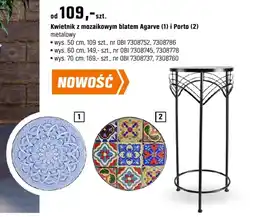 OBI Kwietnik z mozaikowym blatem Agarve (1) i Porto (2) oferta