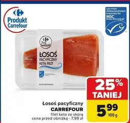 Carrefour Łosoś pacyficzny CARREFOUR filet 100g oferta