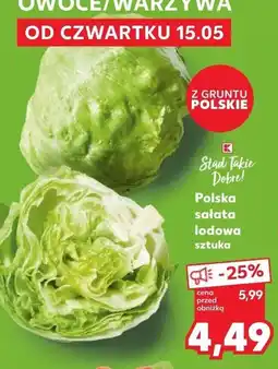 Kaufland Polska sałata lodowa oferta