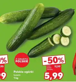 Kaufland Polskie ogórki oferta