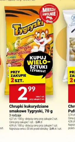 Twój Market Chrupki kukurydziane smakowe Tygryski oferta