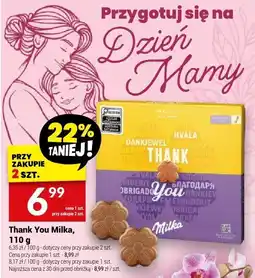 Twój Market Czekolada Thank You Milka, 110 g oferta