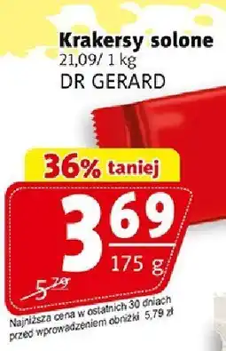 Prim Market Krakersy solone 175 g DR GERARD oferta