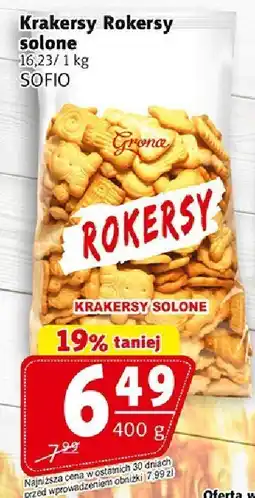 Prim Market Krakersy Rokersy solone 400 g Sofio oferta
