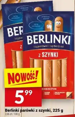 Twój Market Berlinki parówki z szynki 225 g oferta