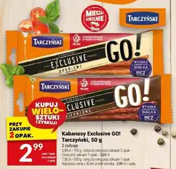 Twój Market Kabanosy Exclusive GO! Tarczyński 50 g oferta