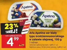 Twój Market Ser Apetina ser biały typu śródziemnomorskiego w zalewie olejowej, 100 g oferta